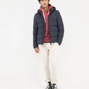 Abrigo Corto Acolchado Marino