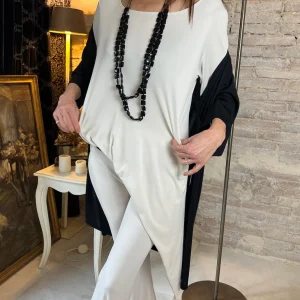 Blusa Asimétrica Manga 3/4