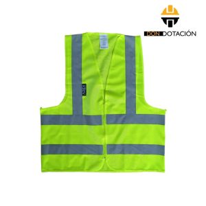 Chaleco Reflectivo Con Cremallera Verde 80g