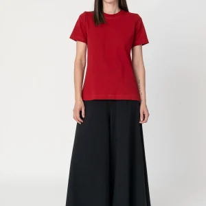 Camiseta basica encajada rojo