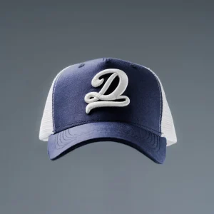 Gorra Para Hombre Azul Con Bordado Frontal DNM