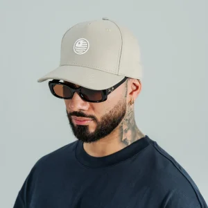 Gorra Beisbolera Beige Bandera