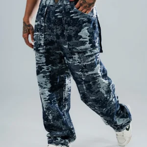 Jeans Baggy Raw Texture