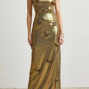 Renta sirena metálico aplicación de flores