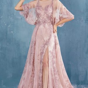 Manga campana encaje