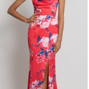 Organza flores pecho columpio