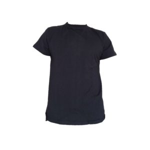 CAMISETA T-SHIRT CUELLO REDONDO NEGRA