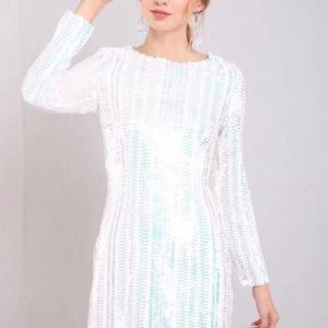 Lentejuela manga larga